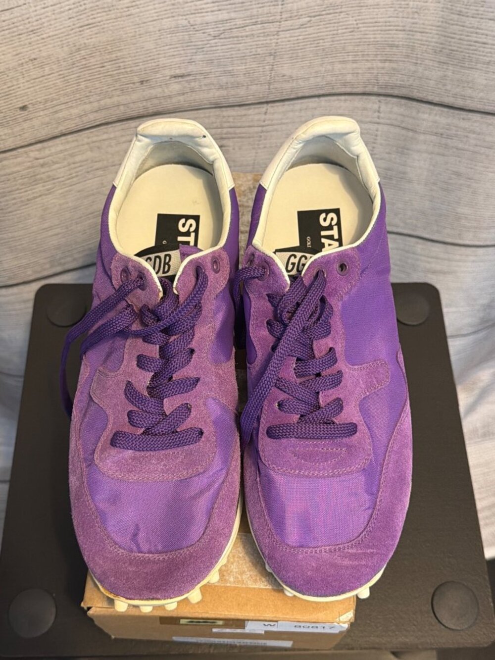 NIB RARE Golden Goose Starland Purple Sneakers Size 39